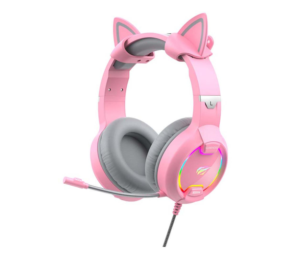 HAVIT GAMENOTE H2233D RGB różowe H2233d-pink - 721267 - zdjęcie